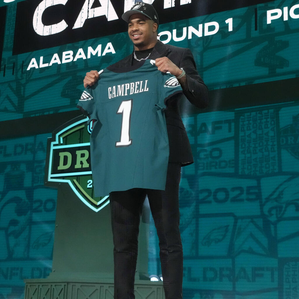 31. Philadelphia Eagles (via KC): Jihaad Campbell - LB, Alabama