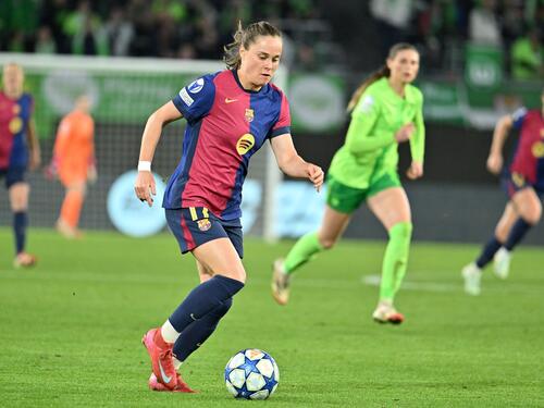 Mit Barcelona im Champions-League-Finale: Ewa Pajor (li.)