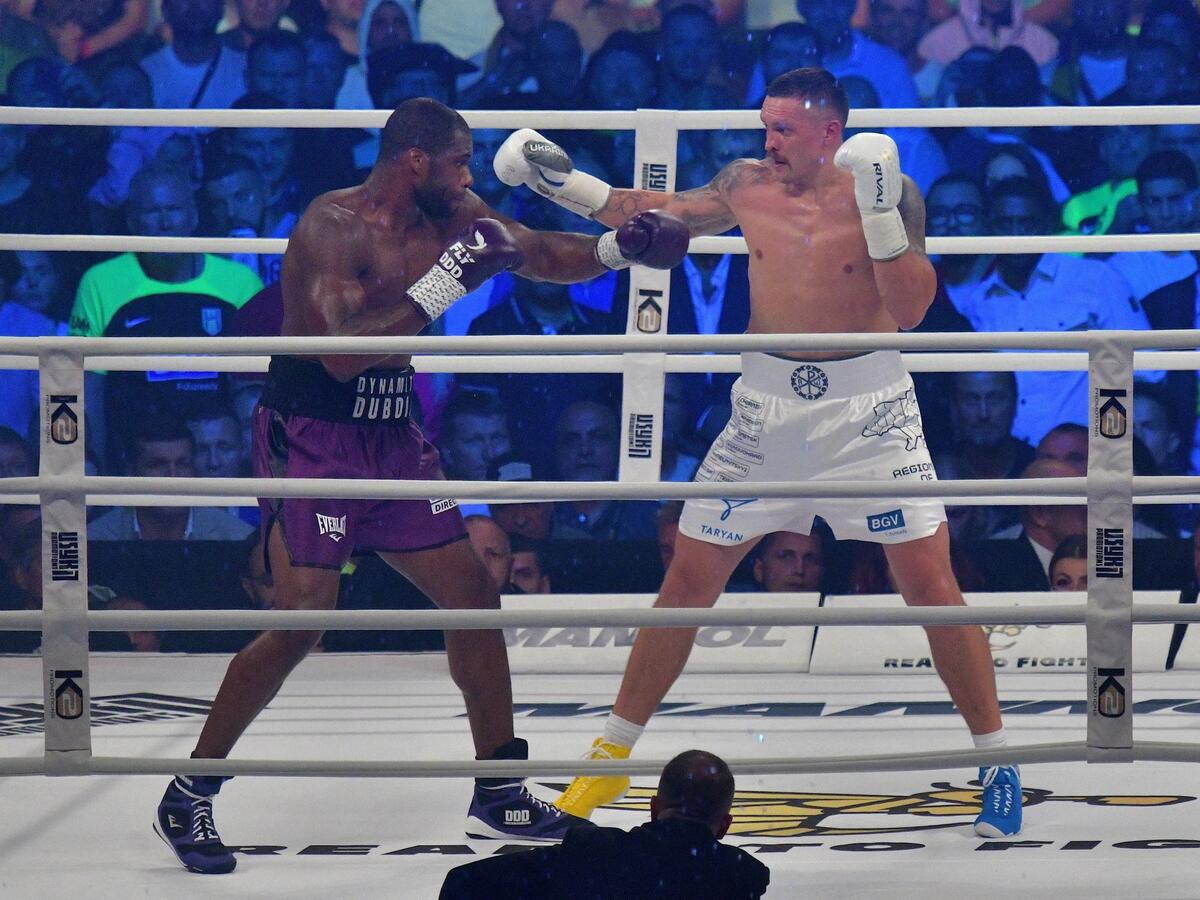 Nach 2023 kommt es erneut zum WM-Duell zwischen Oleksandr Usyk (r) und Daniel Dubois