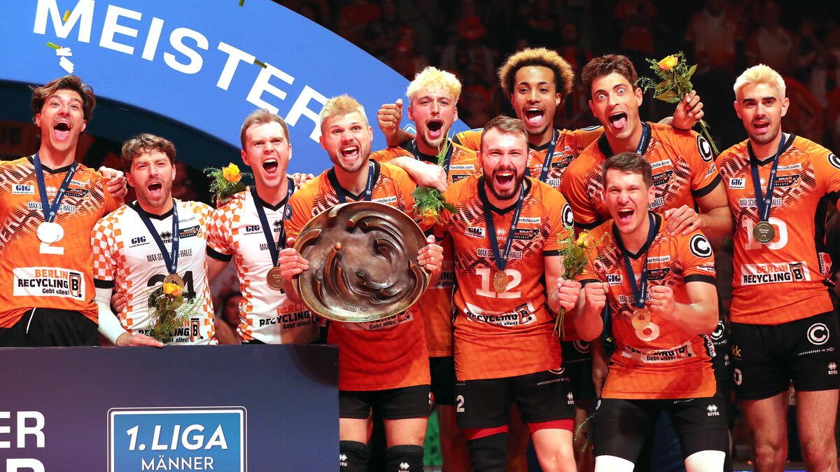 Die Berlin Volleys sind wieder deutscher Meister