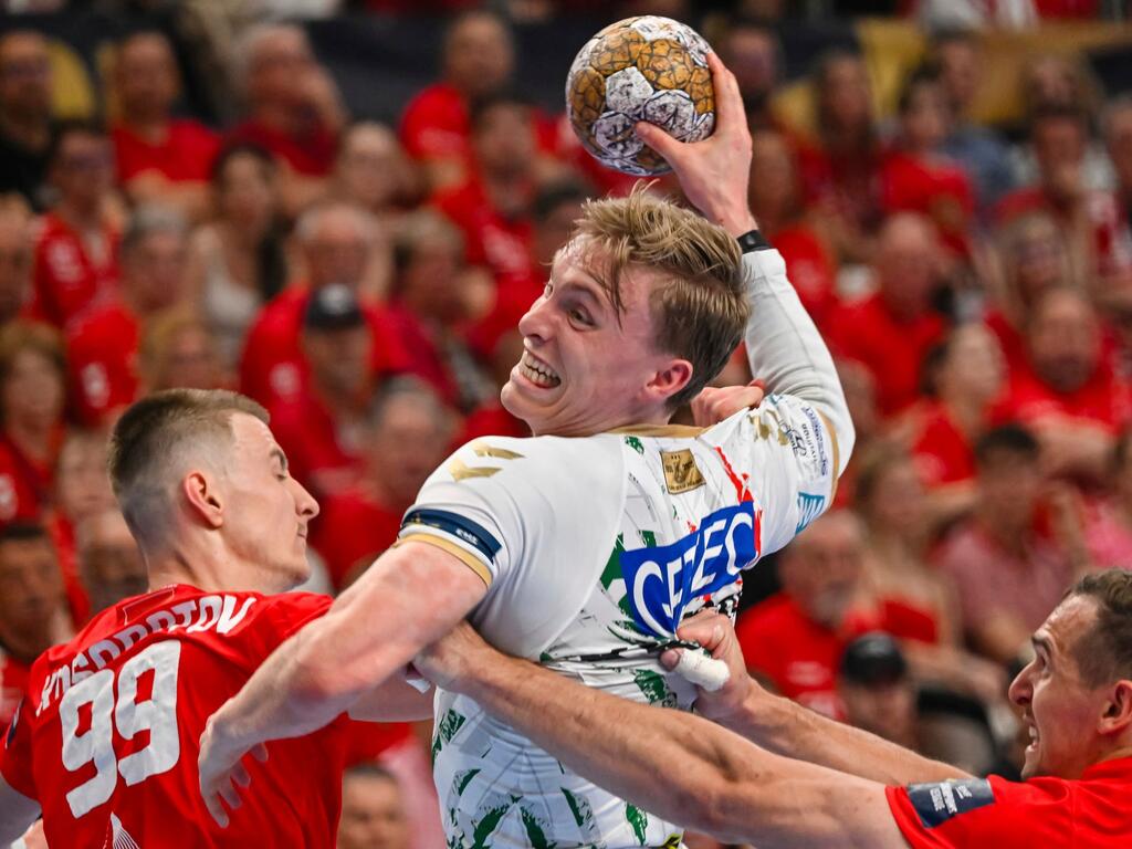 Magdeburgs Gisli Kristjansson im Viertelfinal-Rückspiel in Veszprém