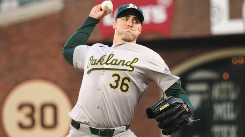 Spielte seine letzte Saison für Oakland: Pitcher Ross Stripling.
