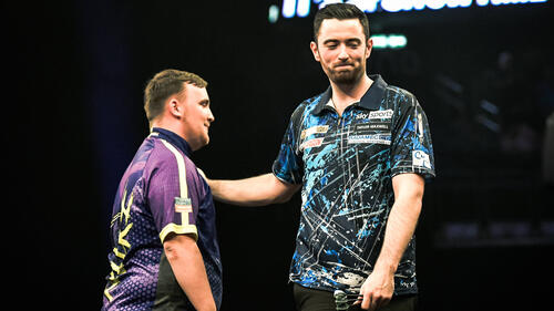 Darts-Kollegen: Luke Littler (l.) und Luke Humphries (r.)