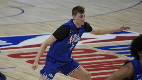 Cooper Flagg präsentiert sich derzeit bei der Draft-Combine