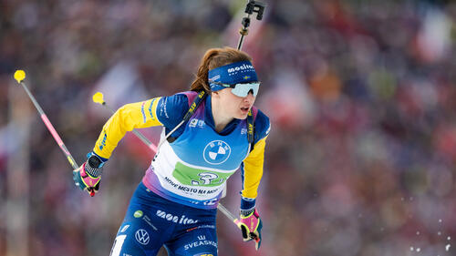 Biathletin Linn Gestblom gibt trotz Verletzungspech nicht auf