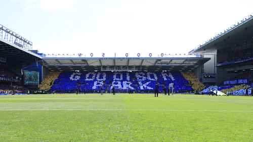 Im Goodison Park findet das letzte Fußballspiel statt