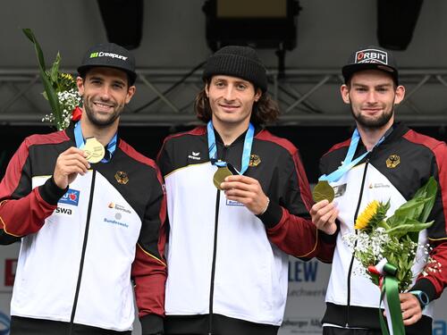 Die Weltmeister von Augsburg 2022 holen sich den EM-Titel 2025 im Teamwettbewerb.
