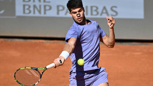 Carlos Alcaraz steht beim Masters in Rom im Endspiel