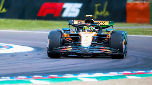 Lando Norris fuhr in Imola die Bestzeit