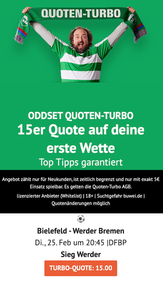 DFB-Pokal SVW, ODDSET , 25.2.