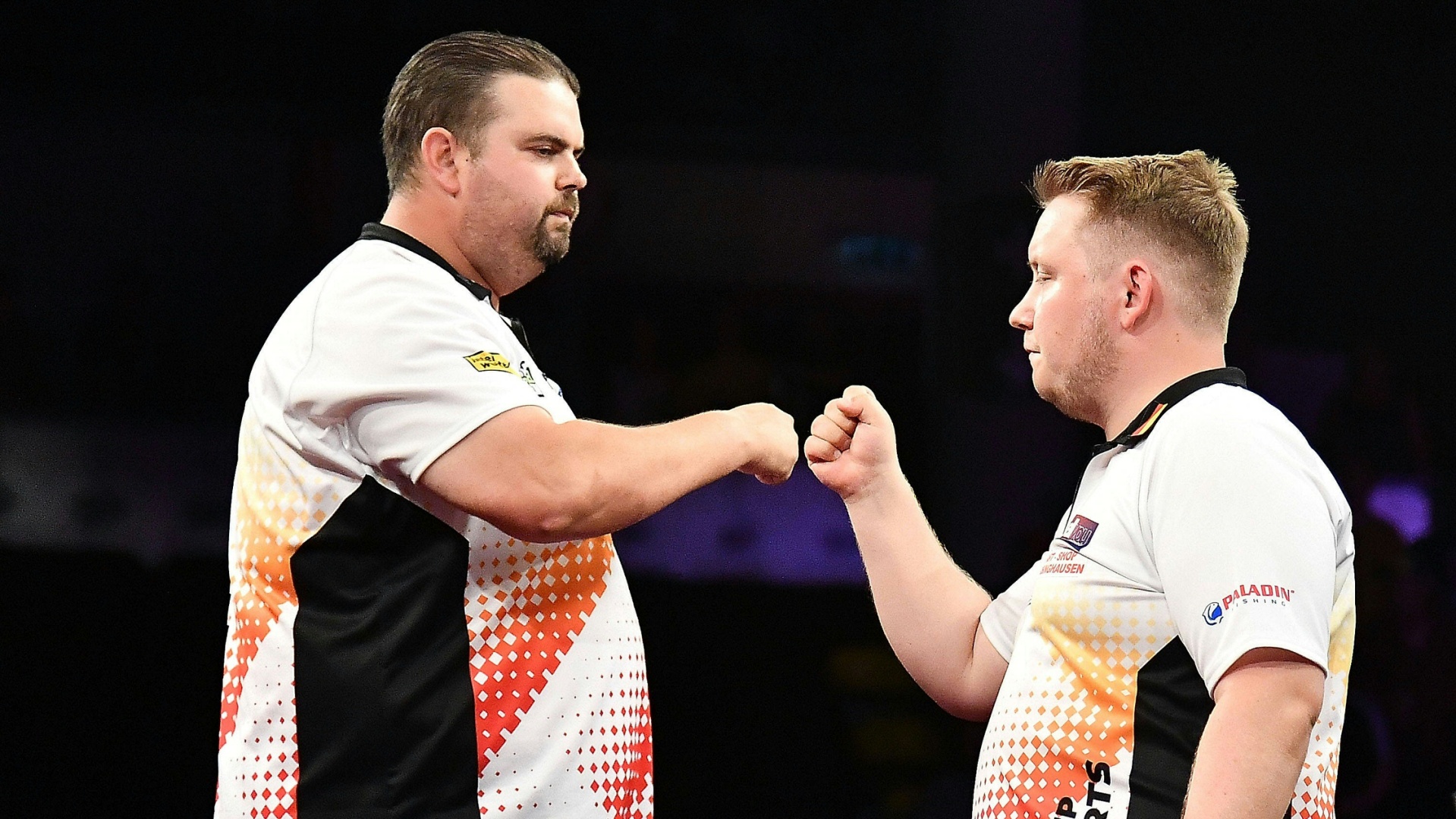 Martin Schindler (r.) und Gabriel Clemens haben einen Fehlstart in die Team-WM abgewendet