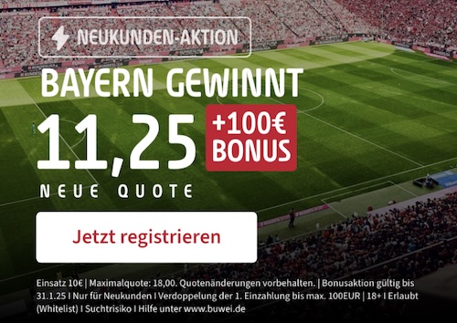 Bayern Boost vs Benfica bei Tipico
