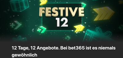 bet365 Weihnachtsaktion, 23.12.