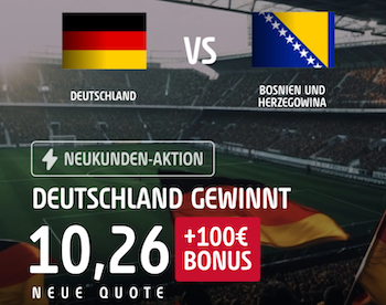 Deutschland vs. Bosnien Tipico Bonus, 16.11.