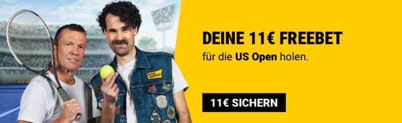Interwetten Freebet zur US Open
