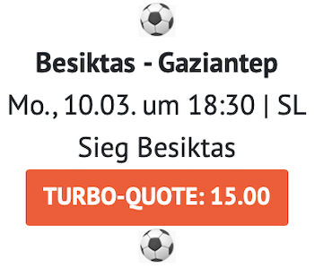 Besiktas ODDSET Boost, 10.3.