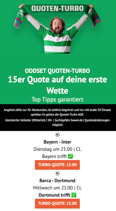 ODDSET UCL, 8.4.