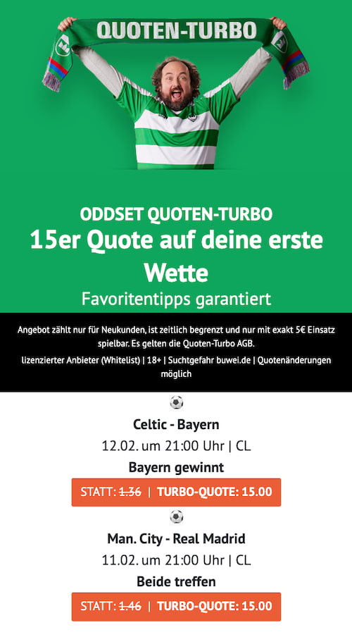 ODDSET Turbo Cl, 11.2.