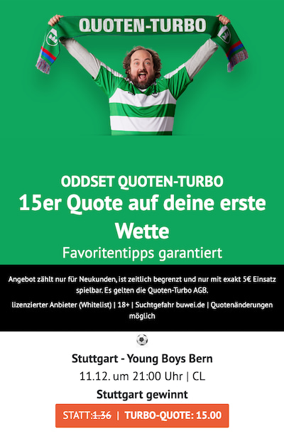 Stuttgart Boost bei ODDSET, 11.12.