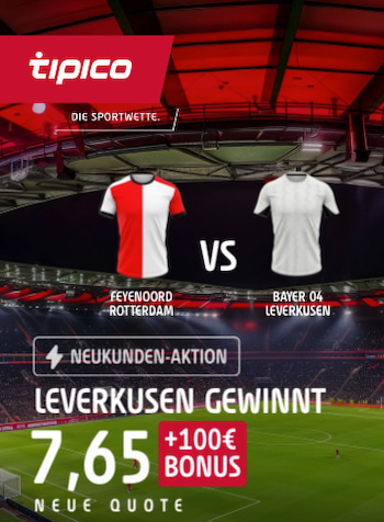 Tipico-Quotenboost Sieg Leverkusen, 19.9.24