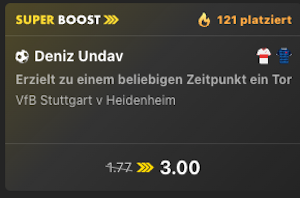bet365 superboost am 25.4.