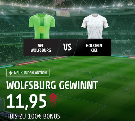 Wolfsburg-Boost bei Tipico am 24.1.25